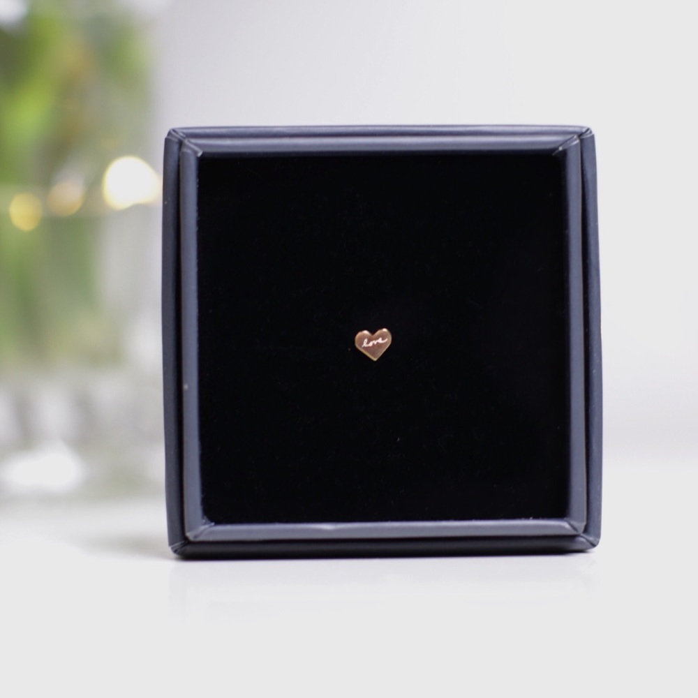 Rose Gold DW “love” Heart Watch Charm